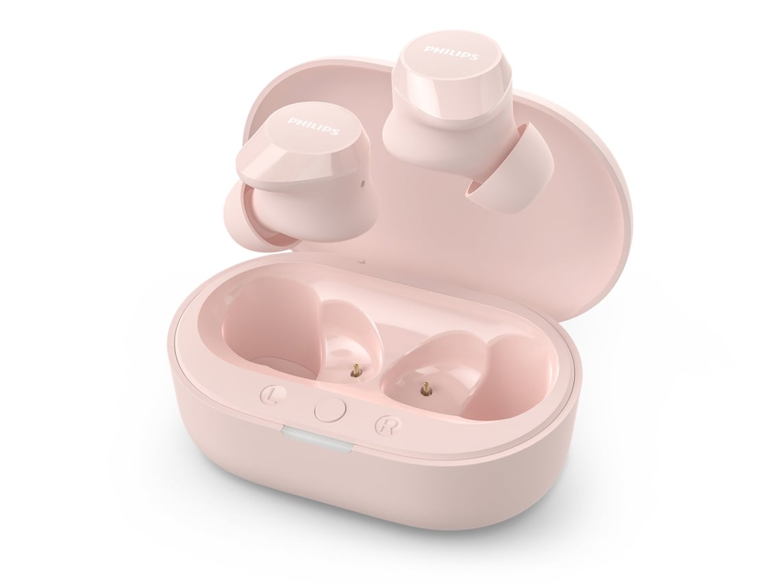 Auriculares Bluetooth Philips TAT1209 com estojo de carga/ Autonomia 6h/ Rosas - Imagem 4