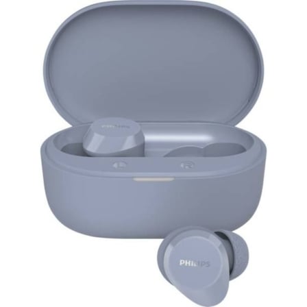 Auriculares Bluetooth Philips TAT1300LB TWS Autonomia 24h Bluetooth 6.0 Multiponto SecureFit Azul