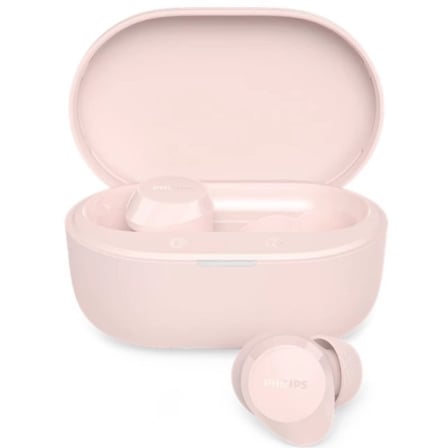 Auriculares Bluetooth Philips TAT1300PK Rosa Autonomia 24h Bluetooth 6.0 Dynamic Bass