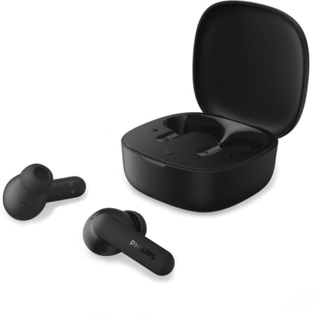 Auriculares Bluetooth Philips TAT2100BK True Wireless 36h Autonomia 4 Microfones Bluetooth 6.0 Pretos - Imagem 2