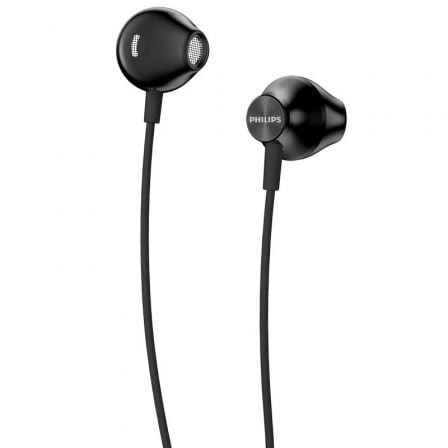 Auscultadores Intra-auriculares Philips TAUE100BK/ Jack 3.5/ Pretos - Imagem 2