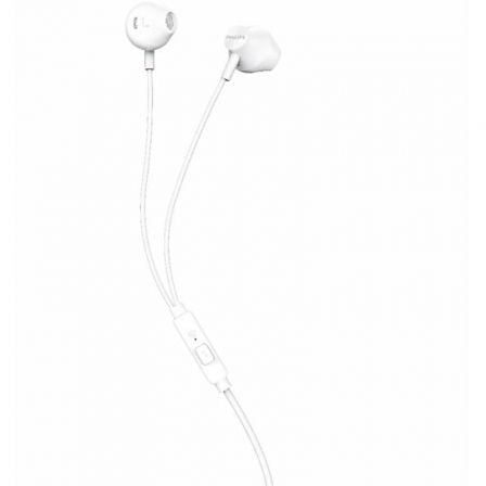 Auscultadores Intra-auriculares Philips TAUE101/ com Microfone/ Jack 3.5/ Brancos