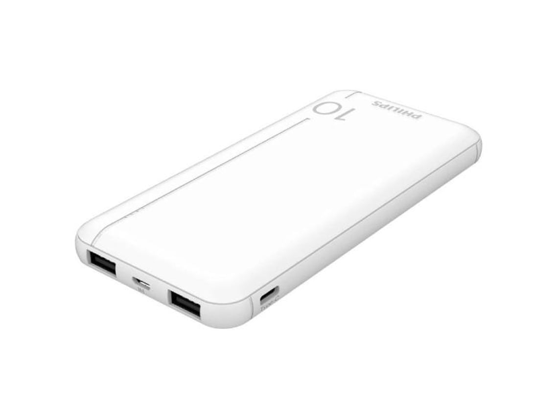 Powerbank 10000mAh Philips DLP1810NW/62/ Branca