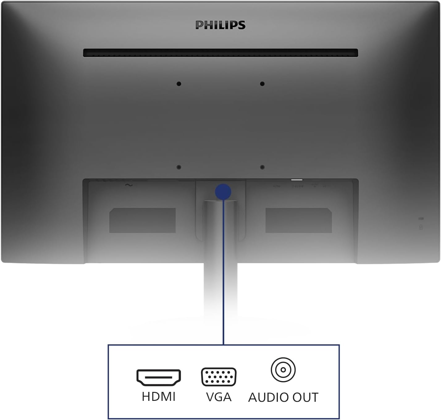 Monitor Philips V-Line 221V8A 21.5"/ Full HD/ Multimédia/ Preto - Imagem 4