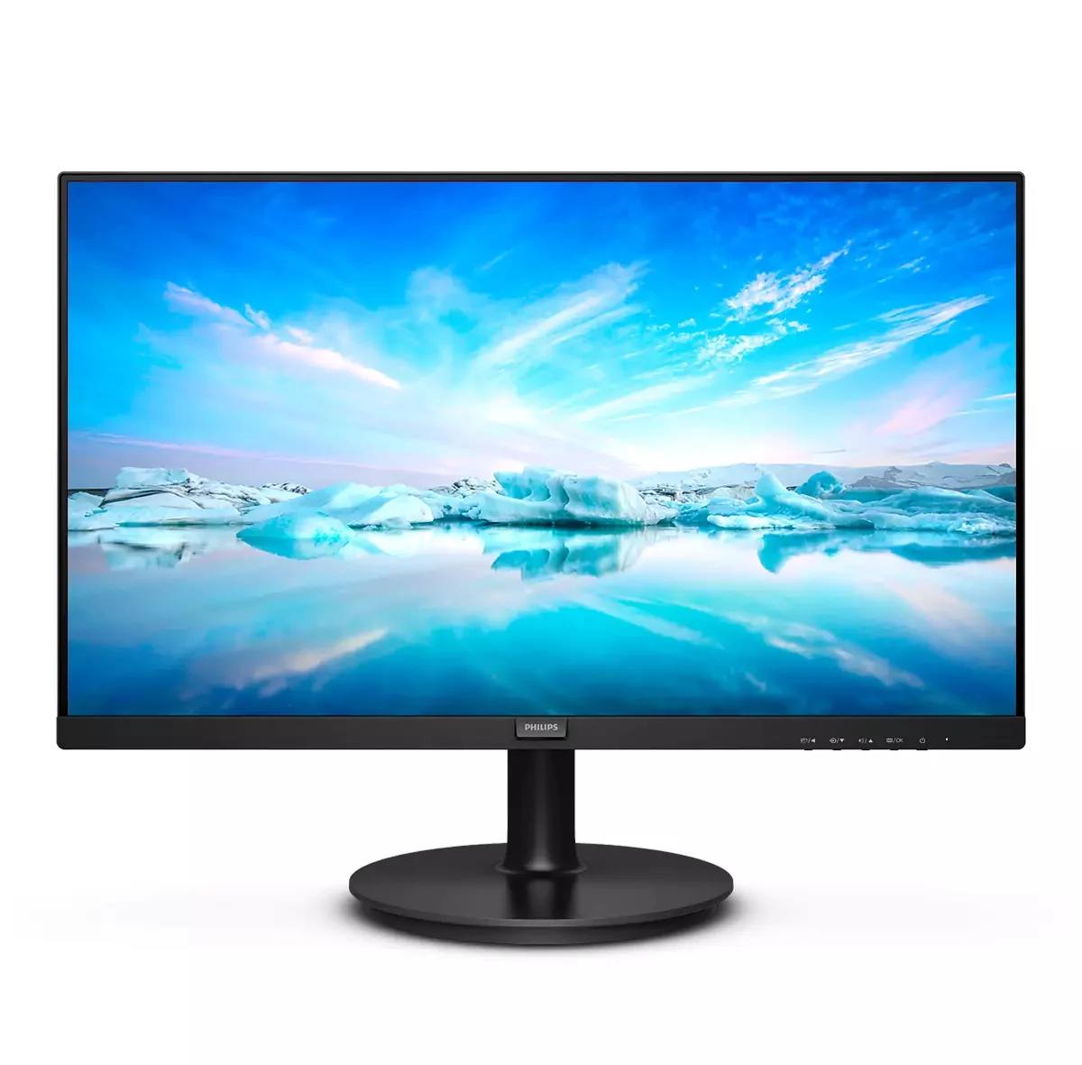 Monitor Philips V-Line 222V8LA 21.5" Full HD VA Adaptive-Sync Colunas Integradas Preto - Imagem 2