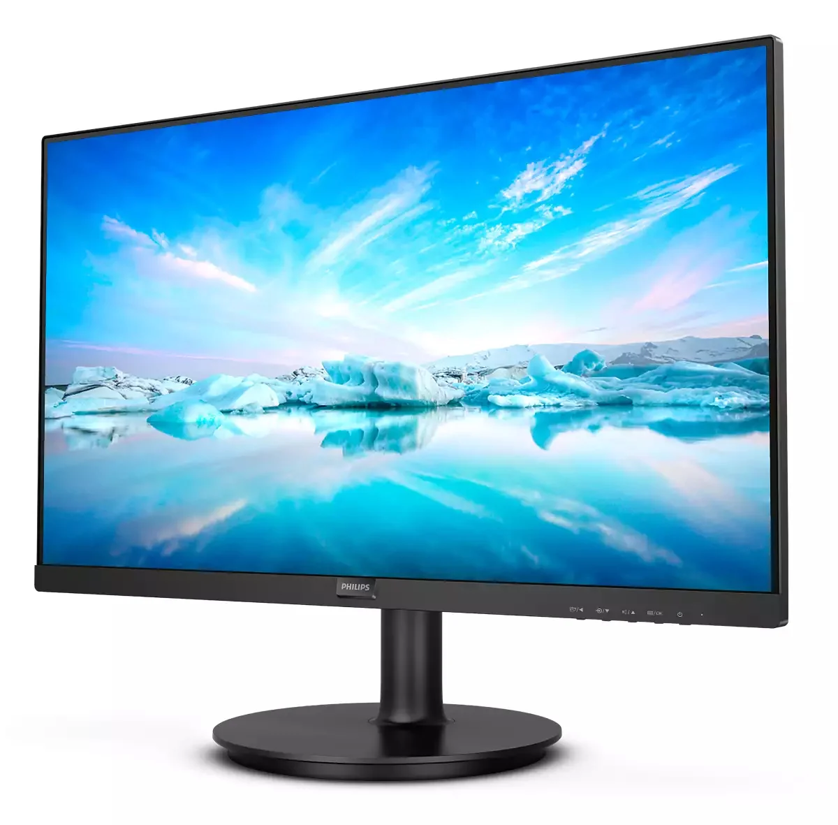 Monitor Philips V-Line 222V8LA 21.5" Full HD VA Adaptive-Sync Colunas Integradas Preto - Imagem 4