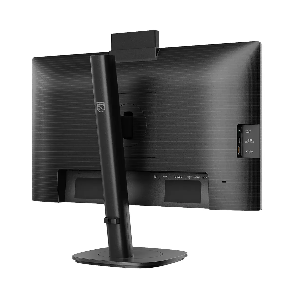 Monitor PHILIPS 24B2N3200JH 23.8" Full HD IPS 120Hz Webcam Colunas Ajustável Preto - Imagem 7