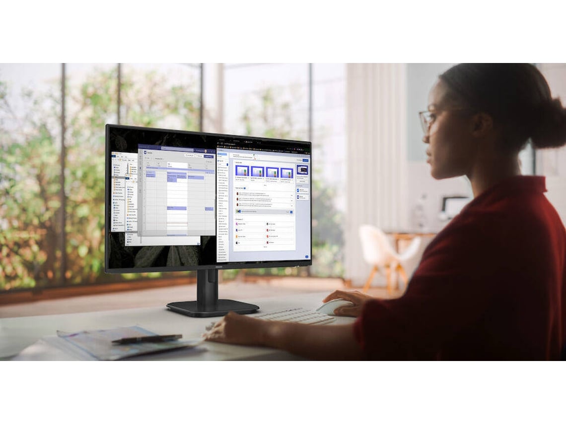 Monitor Profissional Philips 24E1N1100A 23.8"/ Full HD/ Multimédia/ Preto - Imagem 4