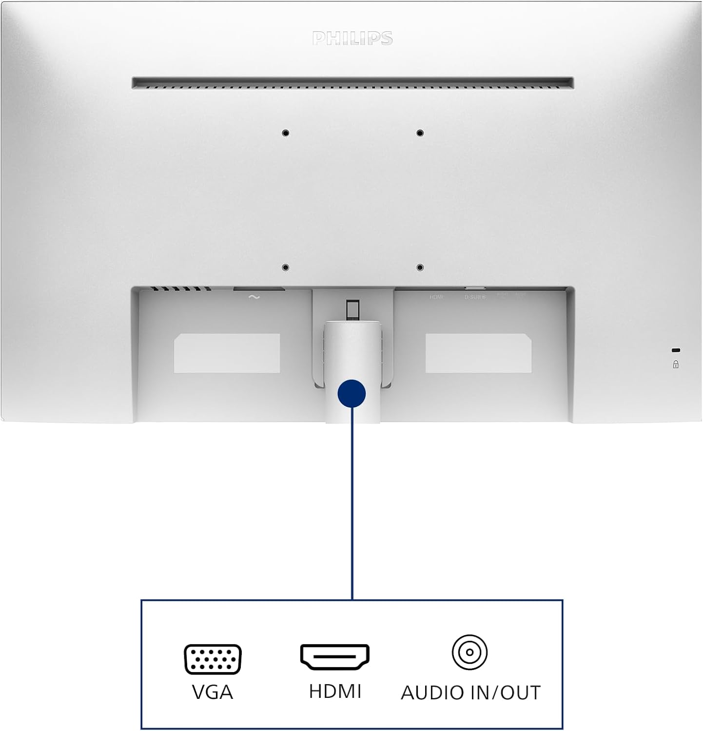 Monitor Philips 271V8AW 27"/ Full HD/ Multimédia/ Branco - Imagem 4