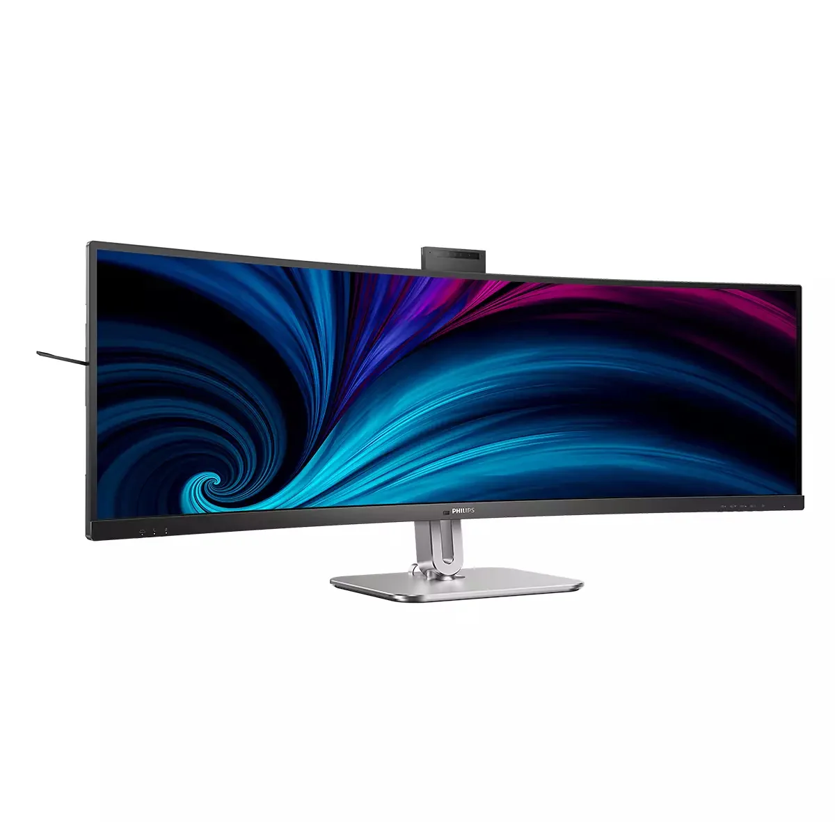 Monitor Curvo Philips 49B2U5900CH 48.8" Dual QHD 32:9 SuperWide Webcam USB-C HDR400 Prateado e Preto - Imagem 20