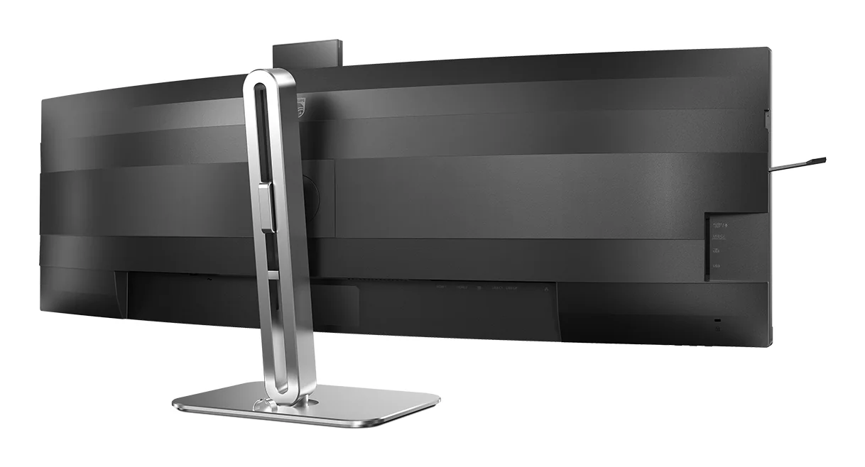 Monitor Curvo Philips 49B2U5900CH 48.8" Dual QHD 32:9 SuperWide Webcam USB-C HDR400 Prateado e Preto - Imagem 18