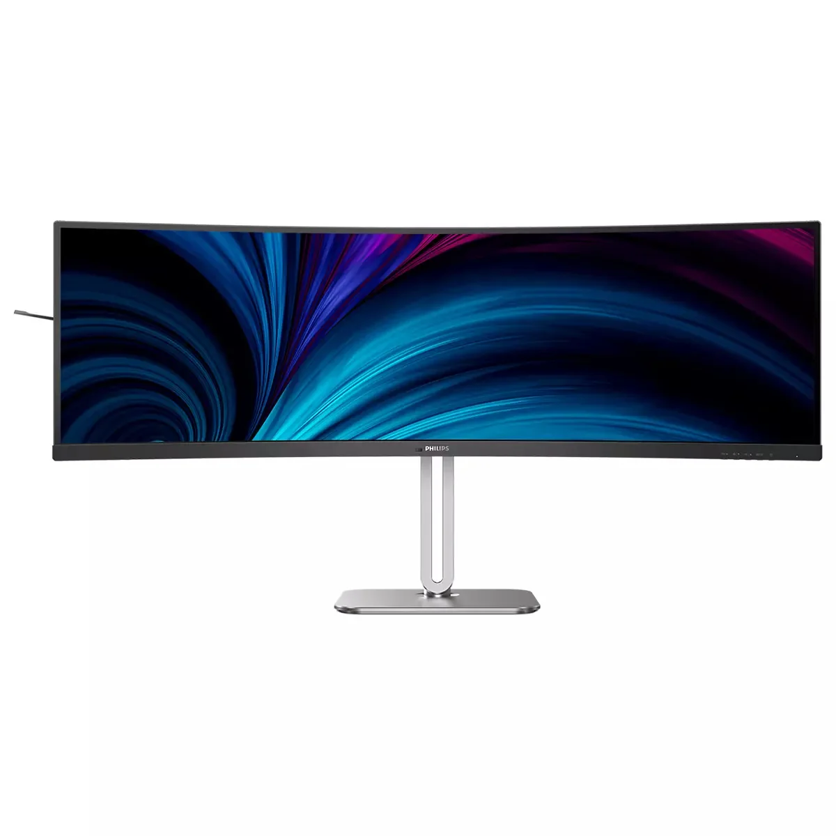 Monitor Curvo Philips 49B2U5900C 49" SuperWide Dual QHD VA HDR400 USB-C KVM Preto e Prateado - Imagem 5