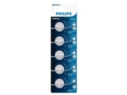 Pack de 5 Baterias de Botão Philips CR2016P5/01B Lithium/ 3V - Imagem 2