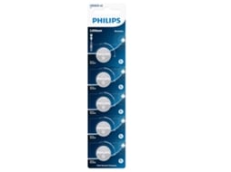 Pack de 5 Pilhas de Botão Philips CR2025P5/01B Lithium/ 3V - Imagem 2