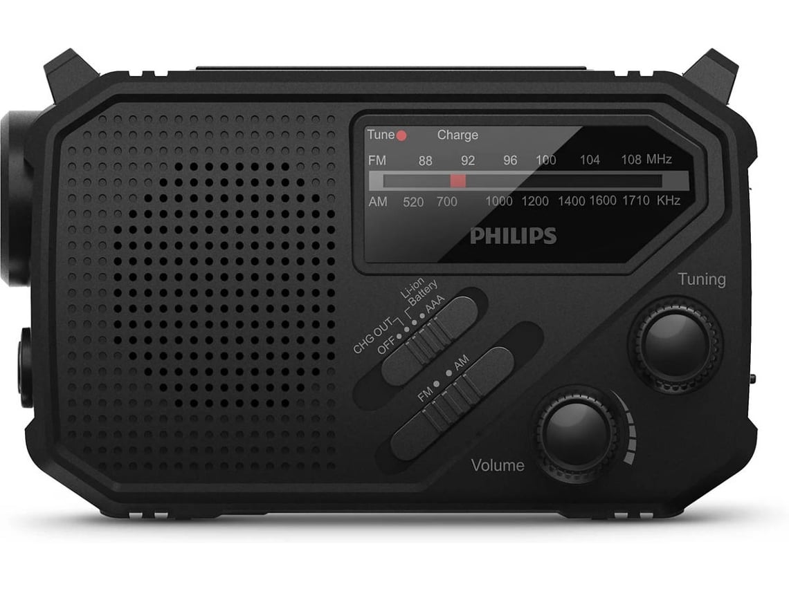 Rádio Portátil Philips TAR1609/ Preta