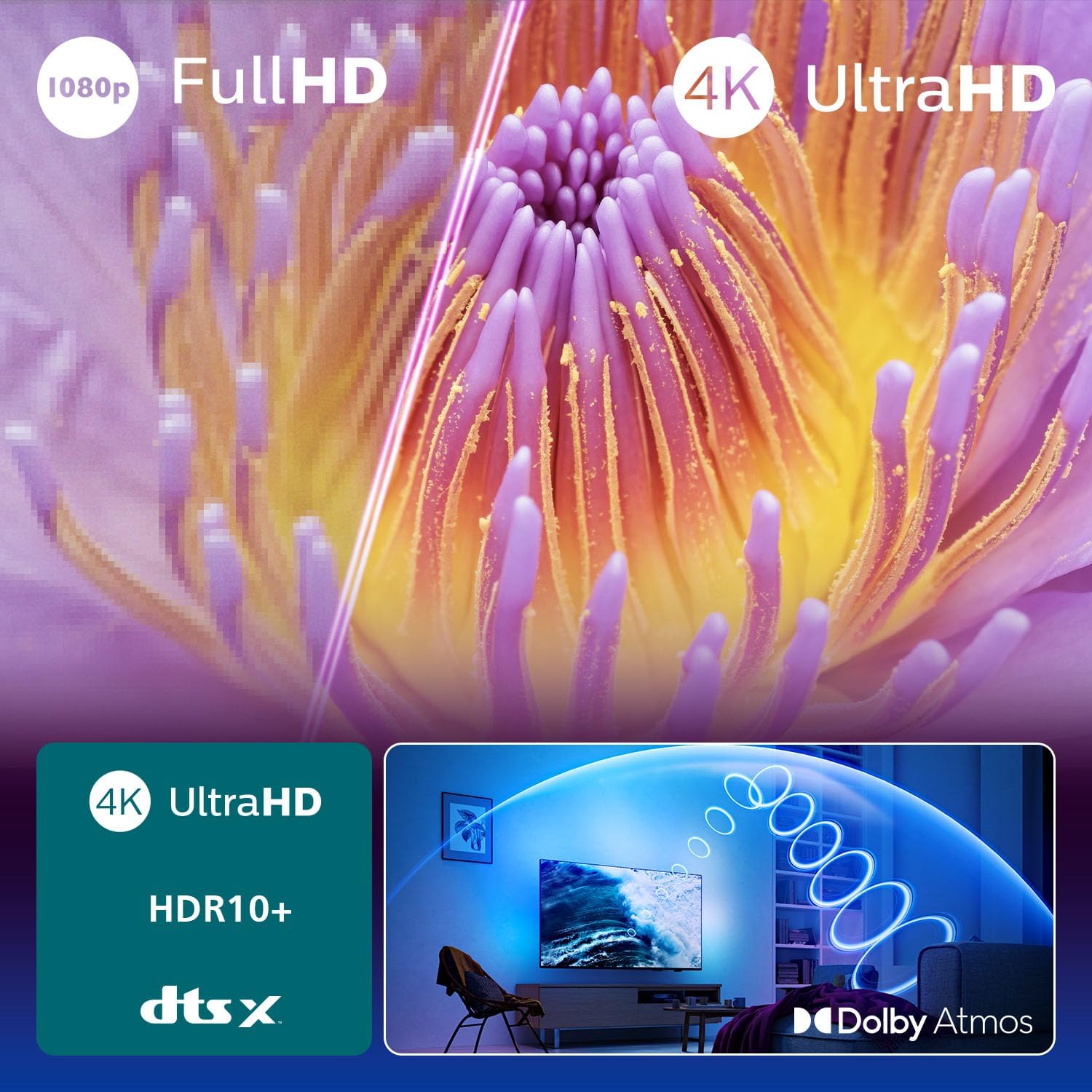 Televisor Philips 43PUS8010 43"/ Ultra HD 4K/ Ambilight/ Smart TV/ WiFi - Imagem 4