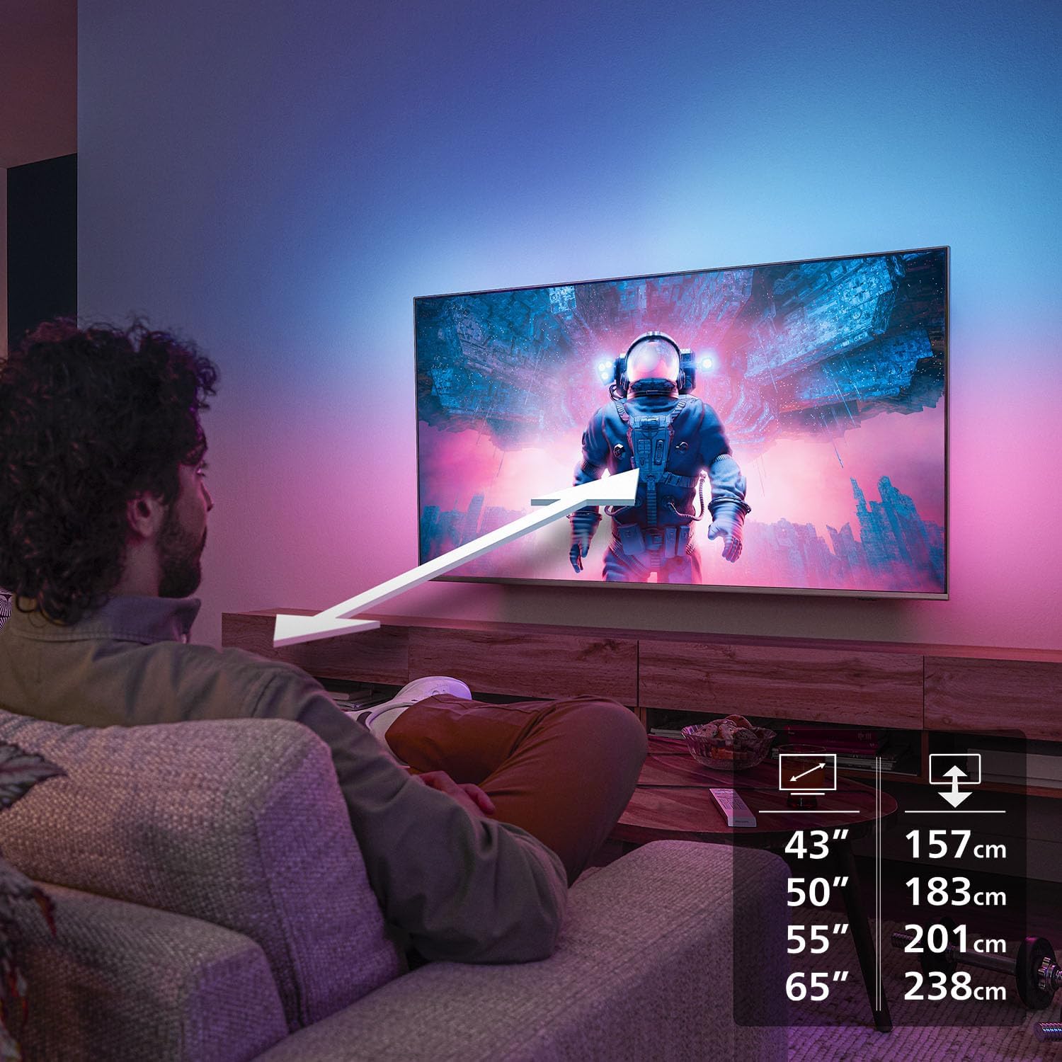 Televisor Philips 43PUS8010 43"/ Ultra HD 4K/ Ambilight/ Smart TV/ WiFi - Imagem 9