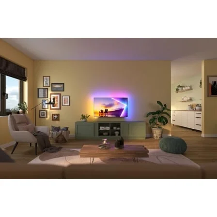 Televisor Smart TV Philips 55PUS8450 55" QLED 4K Ultra HD Ambilight HDR10+ WiFi - Imagem 4