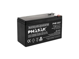 Bateria Phasak PHB 1207 compatível com SAI/UPS PHASAK de acordo com as especificações - Imagem 2