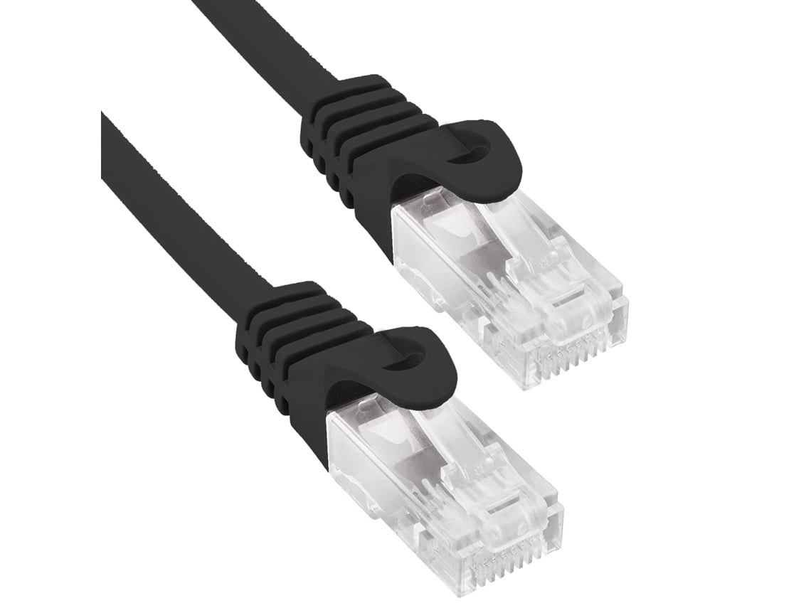 Cabo de Rede RJ45 UTP Phasak PHK 1701 Cat.6/ 1m/ Preto