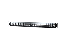 Patch Panel Phasak PA 3424/ 24 Portas/ Cat.6/ Altura 1U/ Gestão de Cabos/ Conectores RJ45 UTP Não Incluídos - Imagem 2