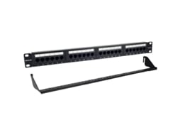Patch Panel Phasak PU 2424/ 24 Portos/ Cat.6/ Altura 1U/ Gestão de Cabos - Imagem 2