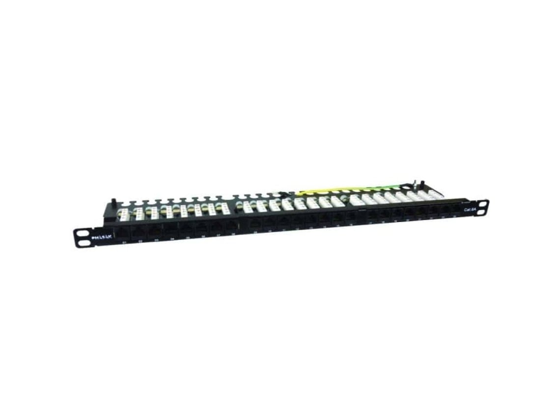 Patch Panel Phasak PU 4811/ 24 Portos/ Cat.6A/ Altura 0.5U