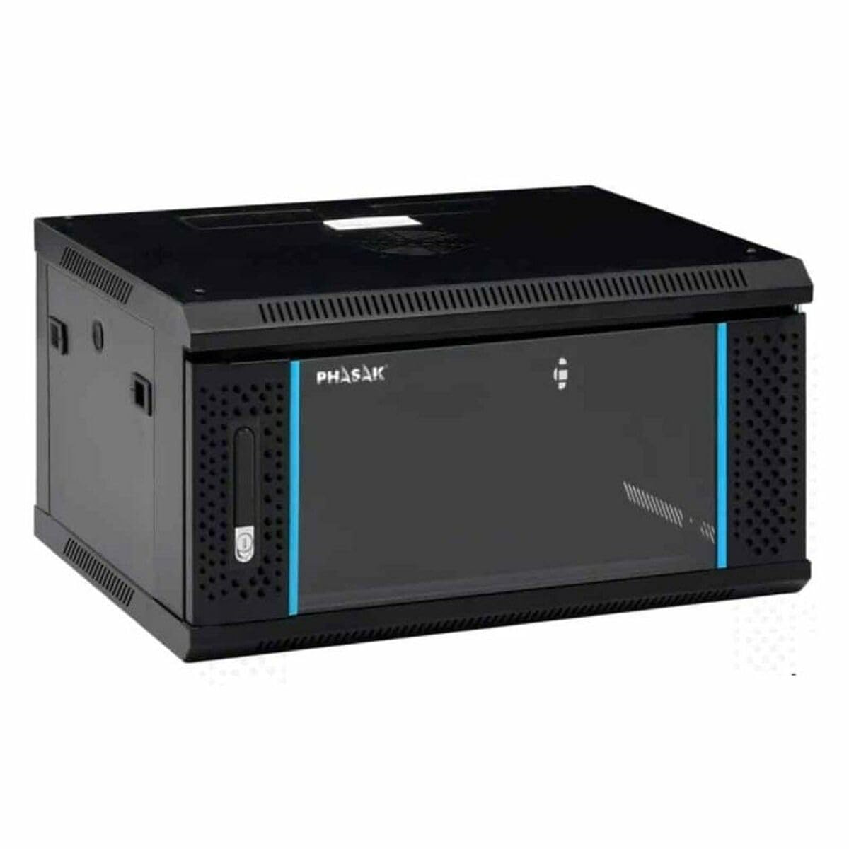 Armário Rack Mural Desmontado Phasak PHO 2106D/ 19"/ Altura 6U