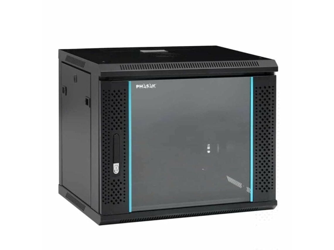 Armário Rack Mural Desmontado Phasak PHO 2109D/ 19"/ Altura 9U