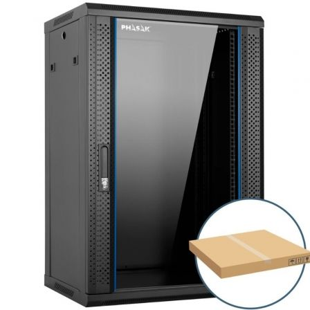 Armário Rack Mural Desmontado Phasak PHO 2220D/ 19"/ Altura 20U
