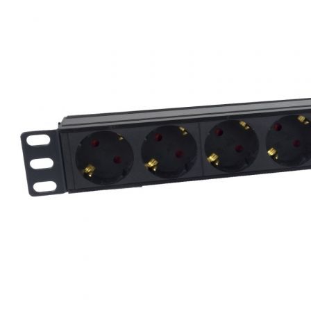 Régua com Interruptor Phasak BNS 1518/ 8 Tomadas de Corrente/ Cabo 1.5m/ Preto - Imagem 3