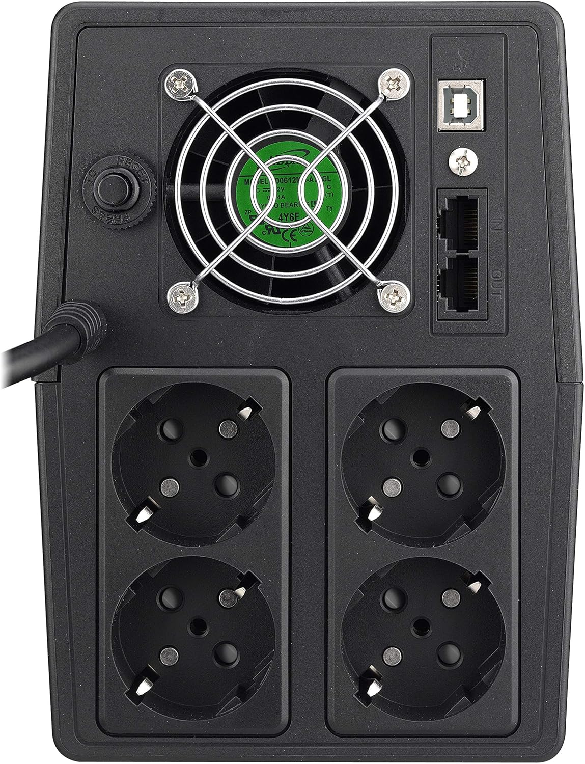 UPS Linha Interactiva Phasak 2000 VA LCD/ 2000VA/ 4 Saídas/ Formato Torre - Imagem 2