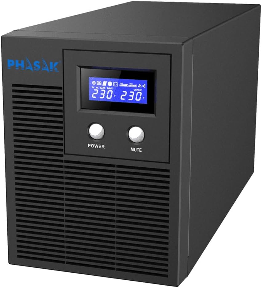 UPS Linha Interativa Phasak Protekt 2160 VA/ 2160VA-1400W/ 4 Saídas/ Formato Torre - Imagem 2