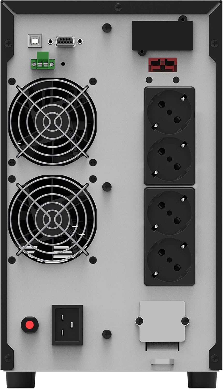 UPS Online Phasak 3000 VA Online LCD/ 3000VA-2700W/ 4 Saídas/ Formato Torre - Imagem 2