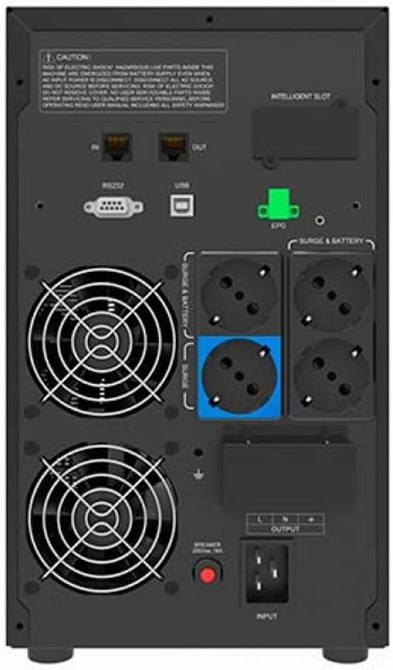 UPS Linha Interativa Phasak Protekt 3160 VA/ 3160VA-2100W/ 6 Saídas/ Formato Torre - Imagem 3
