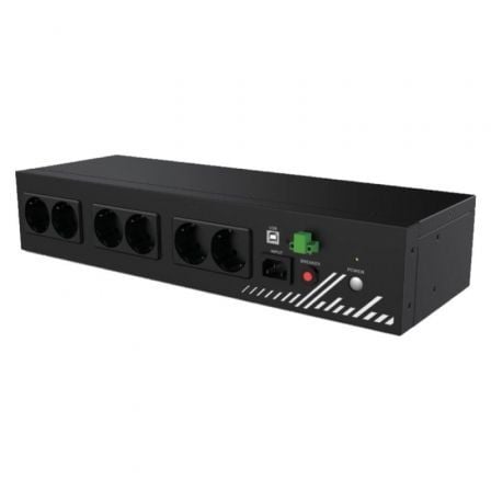 UPS Linha Interativa Phasak Compact/ 800VA-480W/ 8 Saídas/ Formato Rack 2U