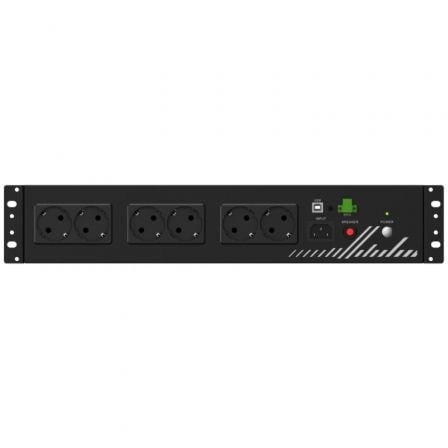 UPS Linha Interativa Phasak Compact/ 800VA-480W/ 8 Saídas/ Formato Rack 2U - Imagem 2
