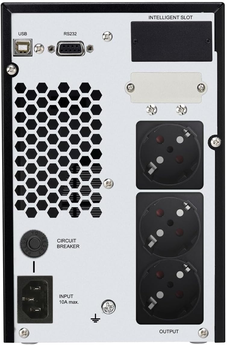 UPS Online Phasak Conqueror Pro 3000 VA Online LCD/ 3000VA-2700W/ 3 Saídas/ Formato Torre - Imagem 3