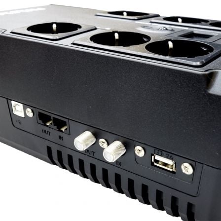 UPS Linha Interativa Phasak Kryptos 800 VA/ 480W/ 6 Saídas/ Formato Bloco - Imagem 2
