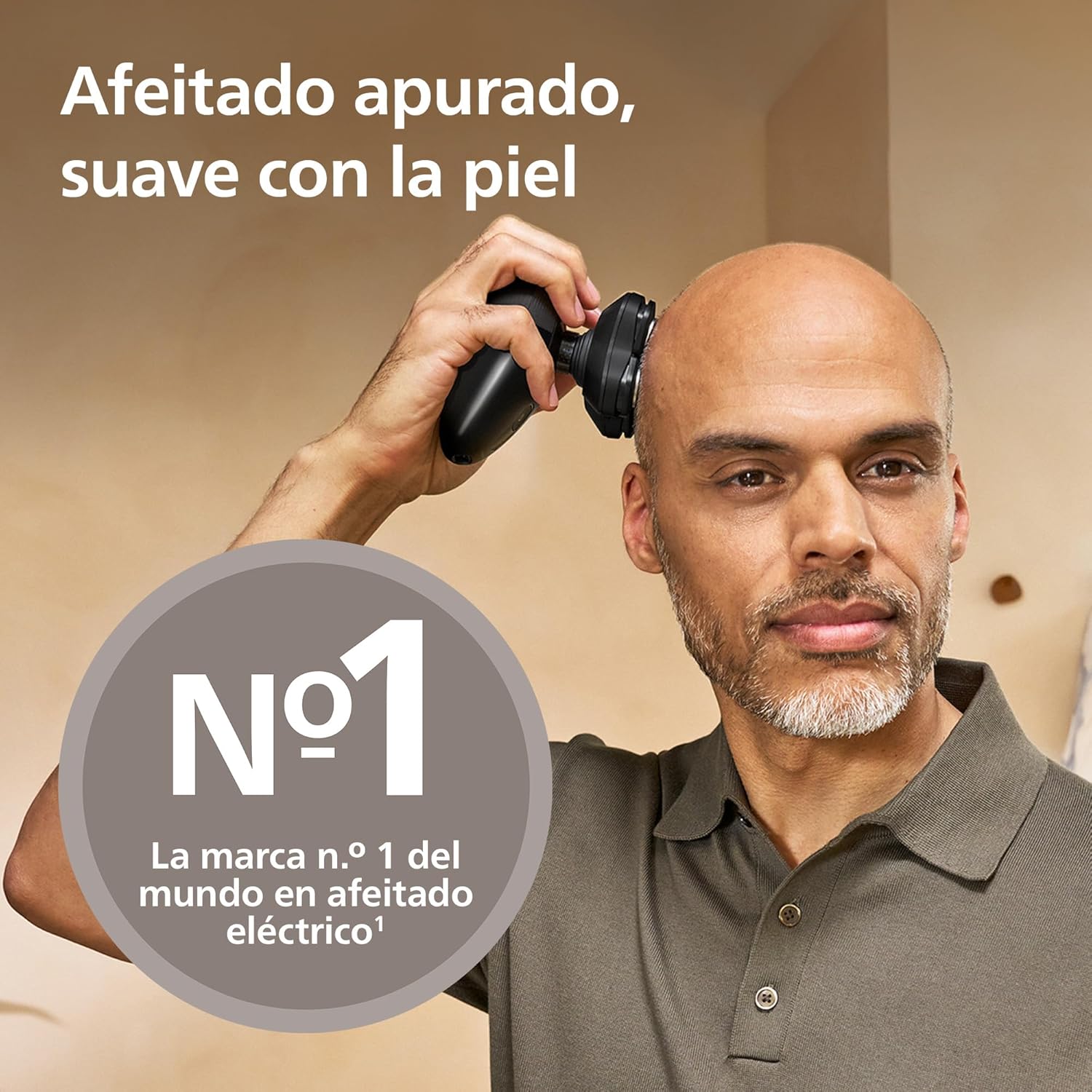 Máquina de Barbear para Cabeça Philips Head Shaver Pro Series 5000 Cabeçal 360° Recarregável - Imagem 2