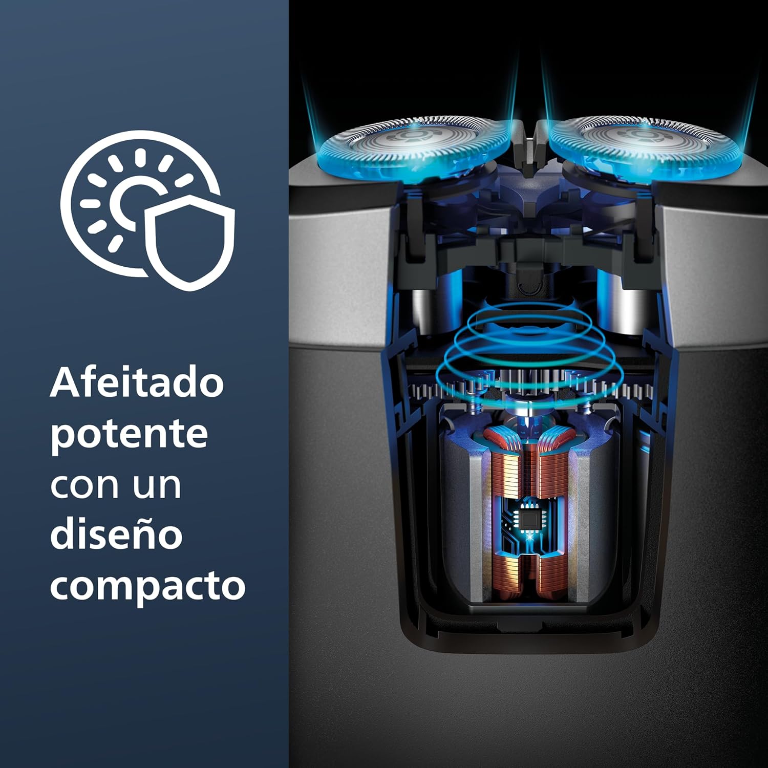 Máquina de Barbear Compacta Philips PQ888/06 com Bateria e 2 Acessórios - Imagem 5