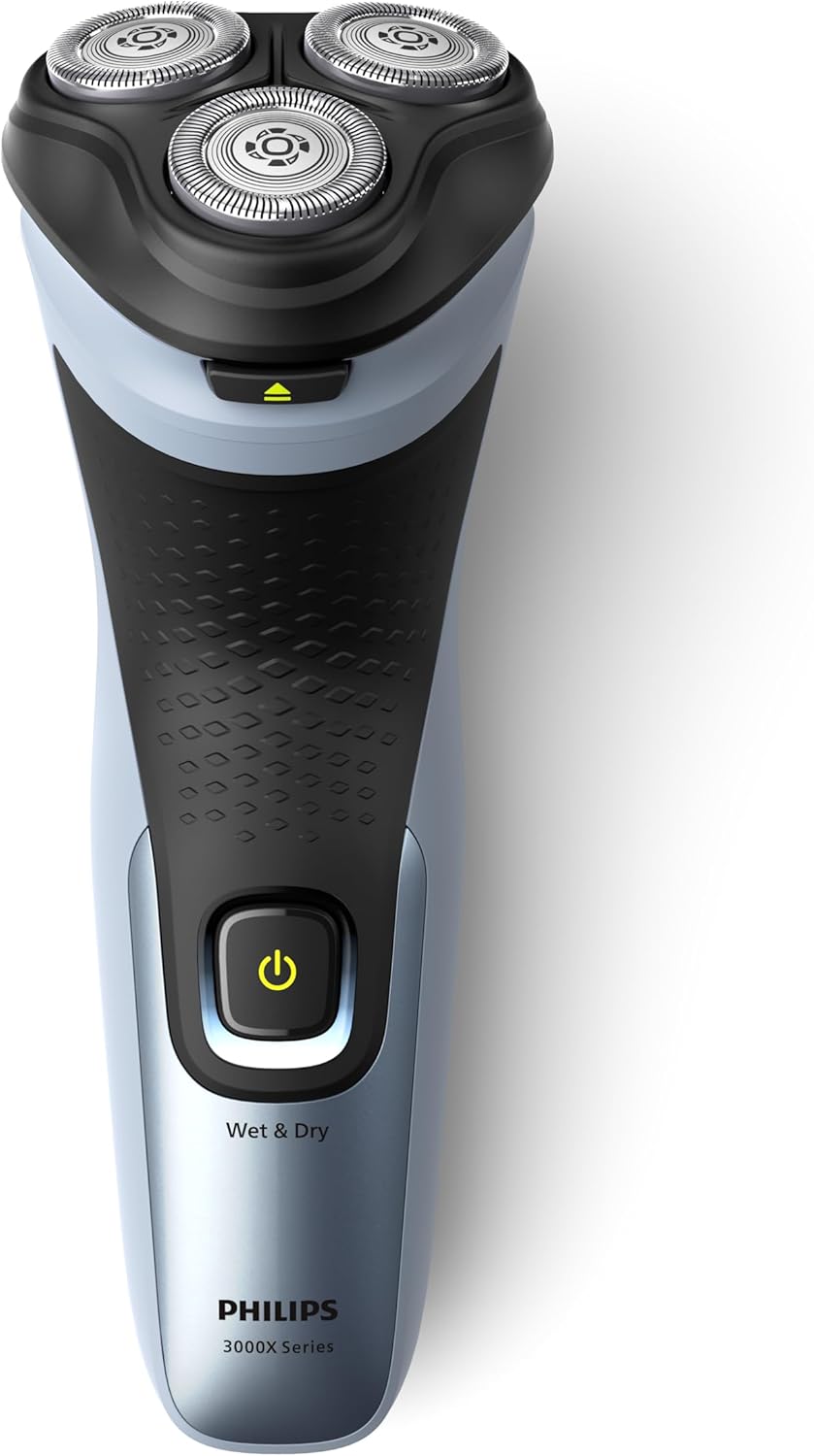 Máquina de barbear Philips Shaver Series 3000X X3063/ com Bateria/ 2 Acessórios