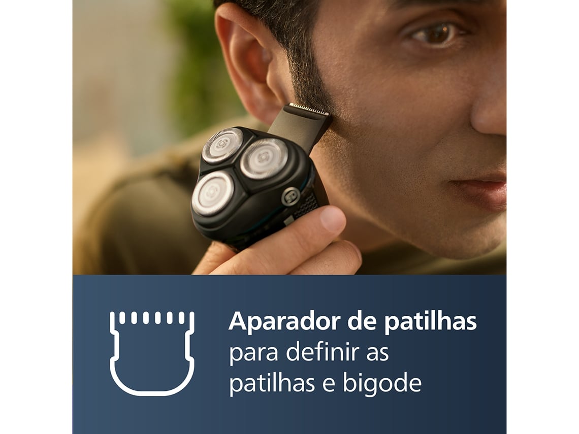 Máquina de Barbear Philips Shaver Series 3000 S3143/00/ com Bateria / 2 Acessórios - Imagem 8