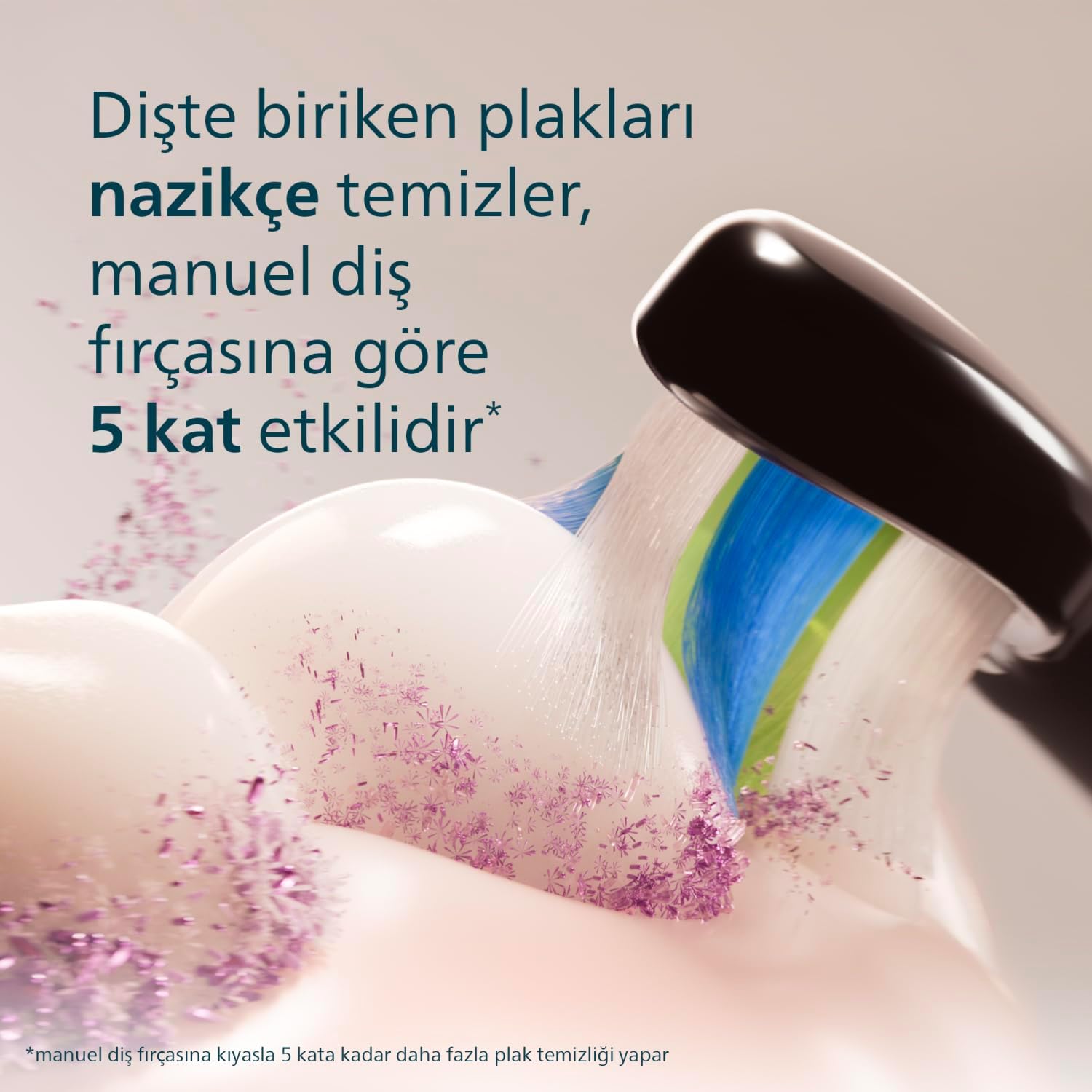 Escova de Dentes Elétrica Philips Sonicare 3100 Series HX4033/32 Tecnologia Sónica 3 Intensidades Sensor de Pressão - Imagem 3