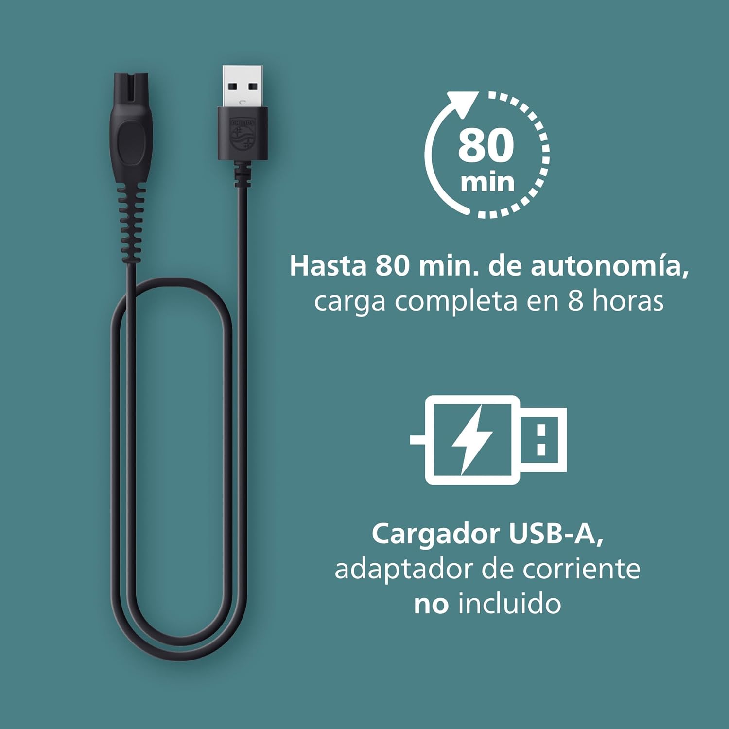 Aparador Corporal Philips Series 3000 BG3480/15 100% Impermeável Bateria 2 Pentes-Guia - Imagem 7