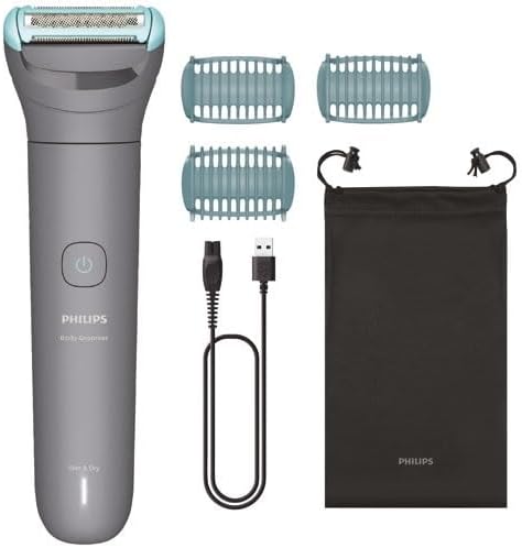 Aparador de Corpo Philips Bodygroom BG3485/15 com 3 Pentes de 2-5mm, 100% Impermeável e Bateria Recarregável - Imagem 2