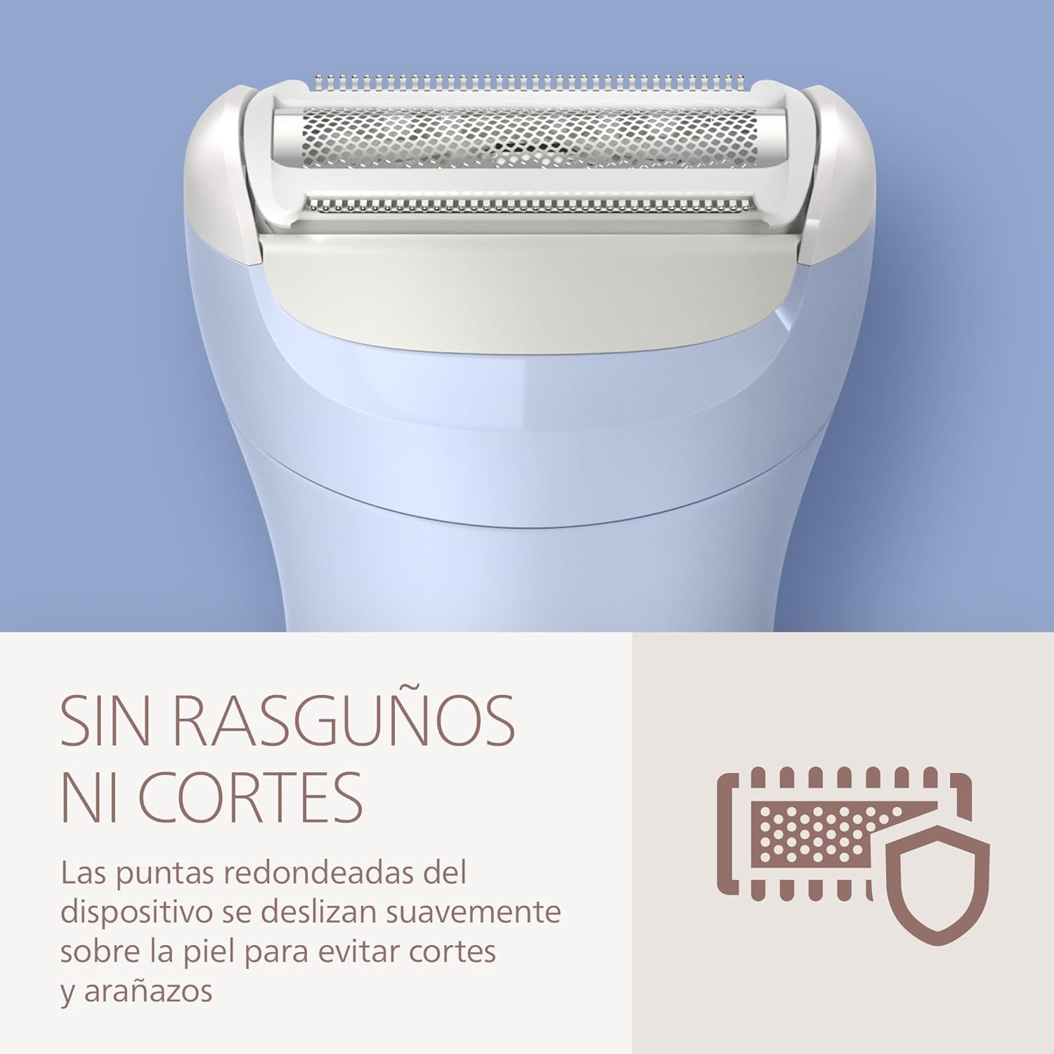 Depiladora Feminina Philips Lady Shaver Series 6000 BRL127/00 Wet & Dry 4 Acessórios Autonomia 80min Branca - Imagem 5