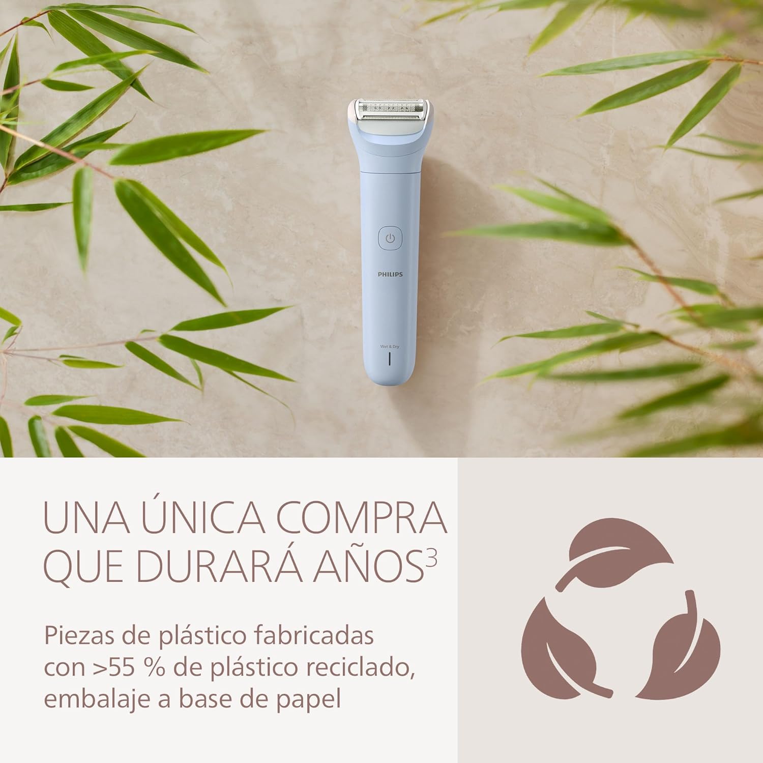 Depiladora Feminina Philips Lady Shaver Series 6000 BRL127/00 Wet & Dry 4 Acessórios Autonomia 80min Branca - Imagem 9