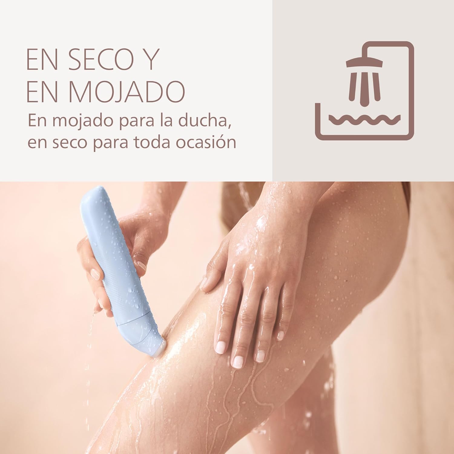 Depiladora Feminina Philips Lady Shaver Series 6000 BRL127/00 Wet & Dry 4 Acessórios Autonomia 80min Branca - Imagem 6