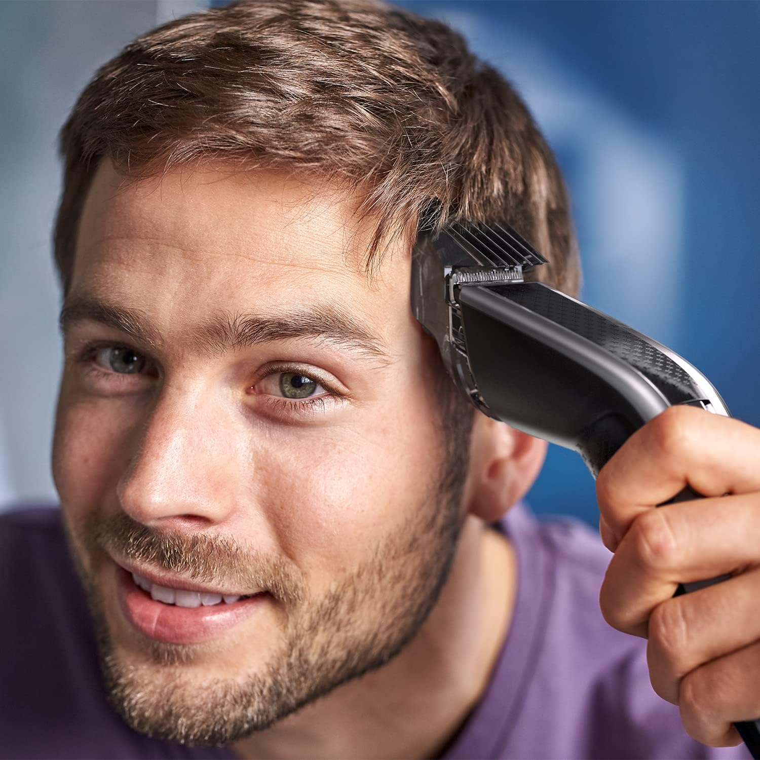 Máquina de Cortar Cabelo Philips Hairclipper Series 5000 HC5650/15 28 Ajustes Autonomia 90min Lavável - Imagem 3